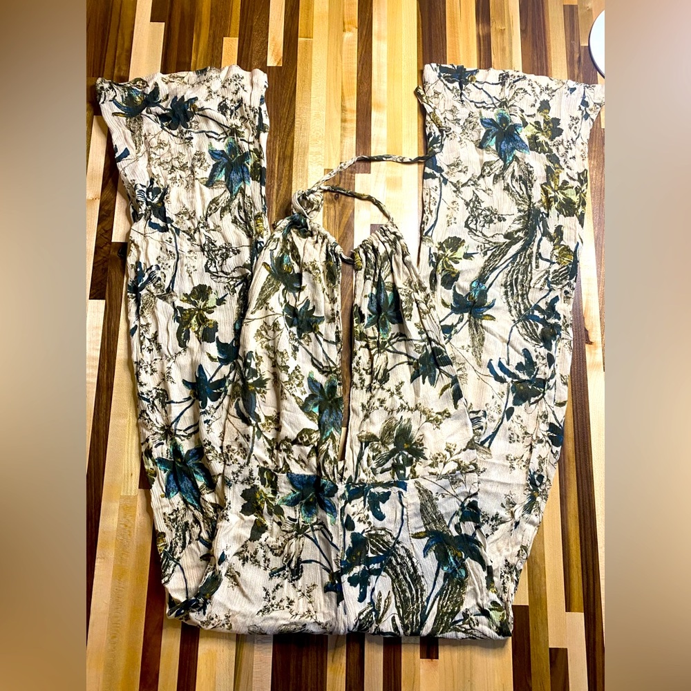 Free People Twisted Halter One-Piece Jumpsuit